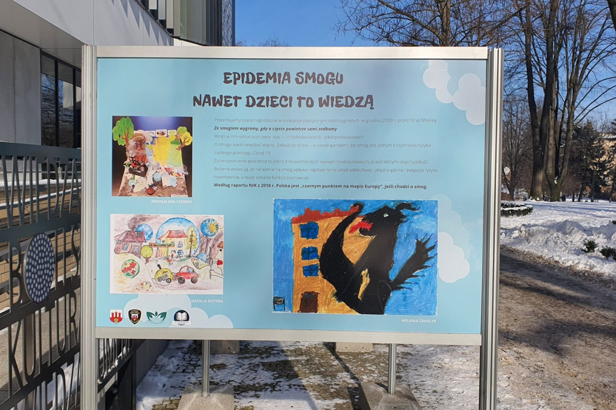 Wystawa „Epidemia smogu. Nawet dzieci to wiedzą” w Bolesławc