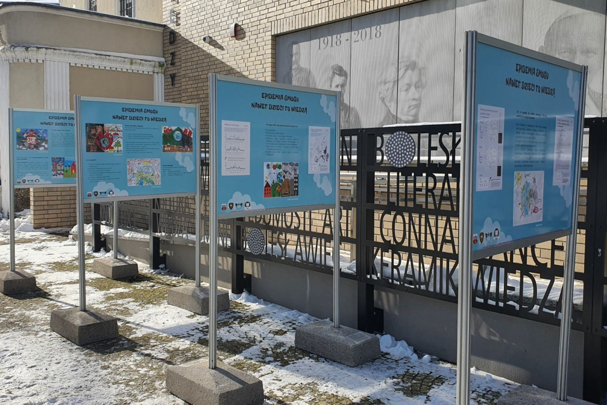 Wystawa „Epidemia smogu. Nawet dzieci to wiedzą” w Bolesławc