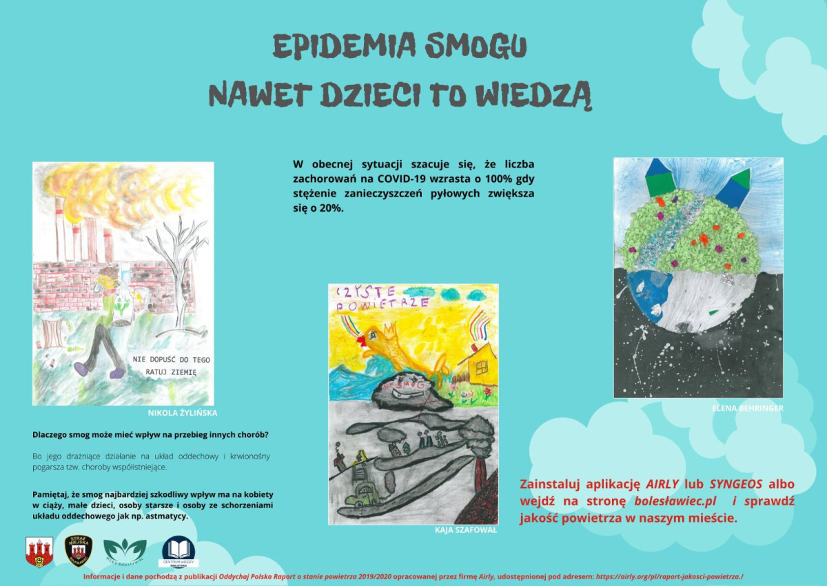 Wystawa „Epidemia smogu. Nawet dzieci to wiedzą” w Bolesławc