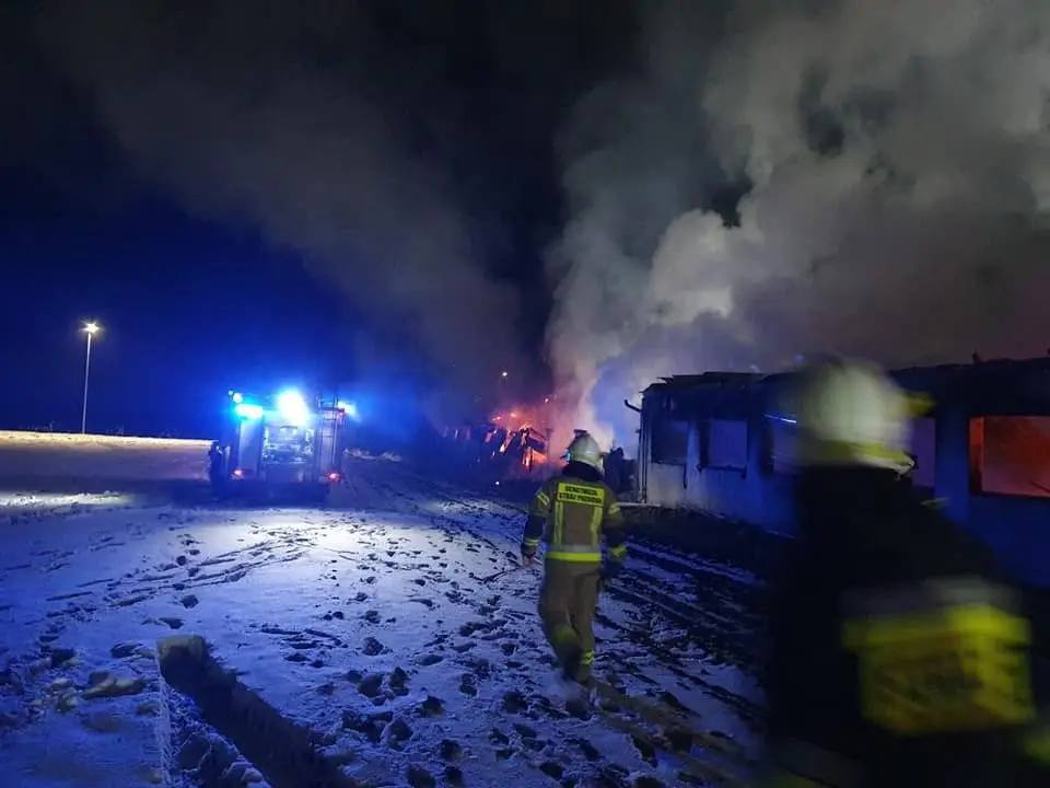 Pożar w Modle
