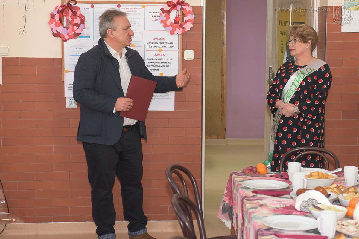 Pożegnanie Ewy Słoniny, szefowej I Środowiskowego Domu Samopomocy w Bolesławcu