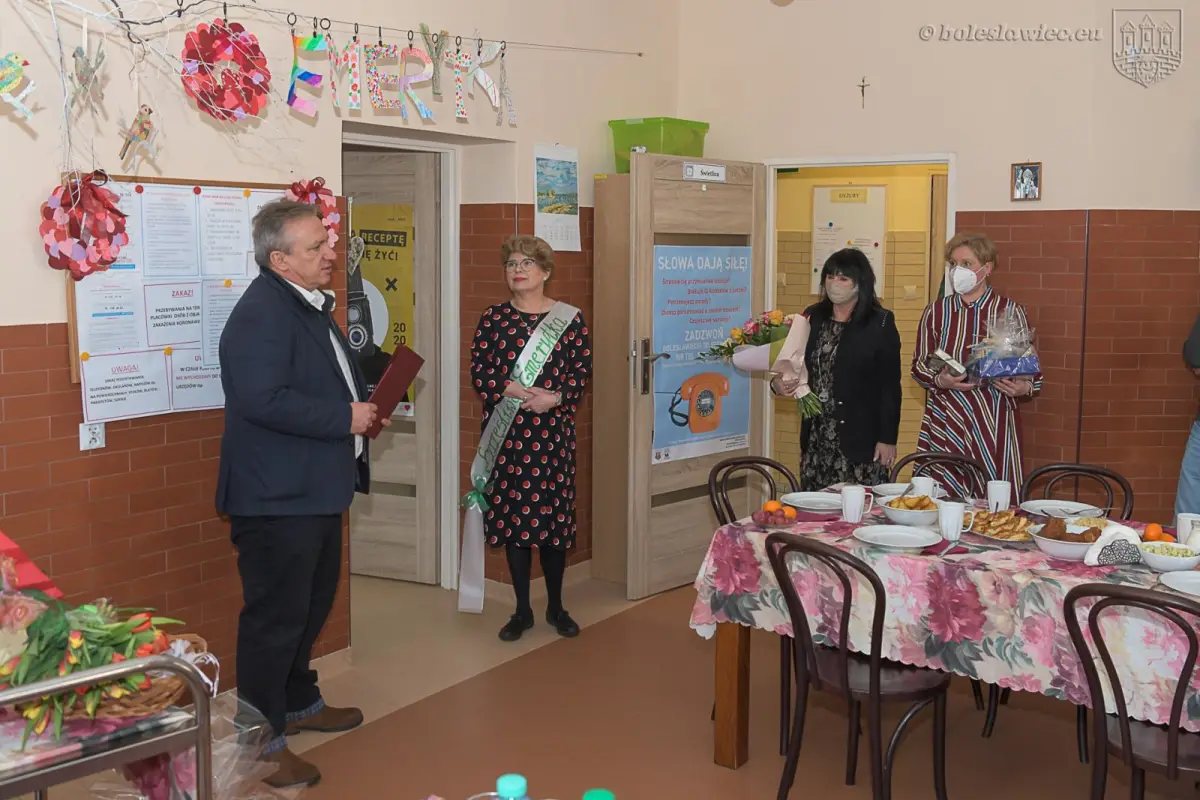 Pożegnanie Ewy Słoniny, szefowej I Środowiskowego Domu Samopomocy w Bolesławcu