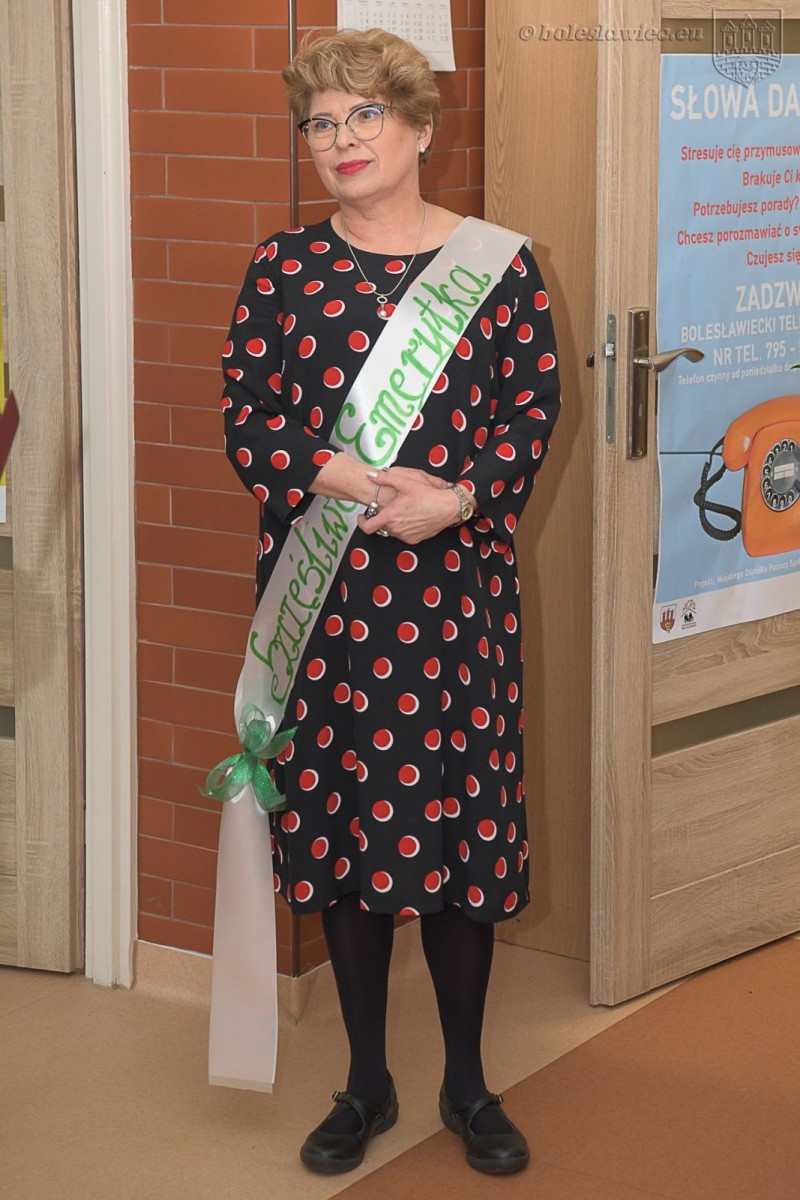 Pożegnanie Ewy Słoniny, szefowej I Środowiskowego Domu Samopomocy w Bolesławcu