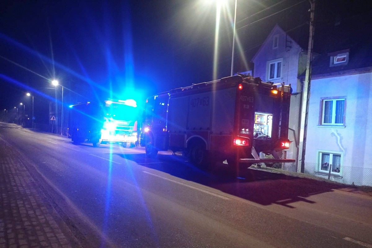 Akcja straży pożarnej w Raciborowicach