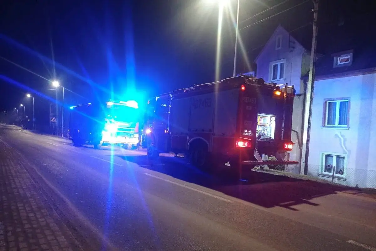 Akcja straży pożarnej w Raciborowicach