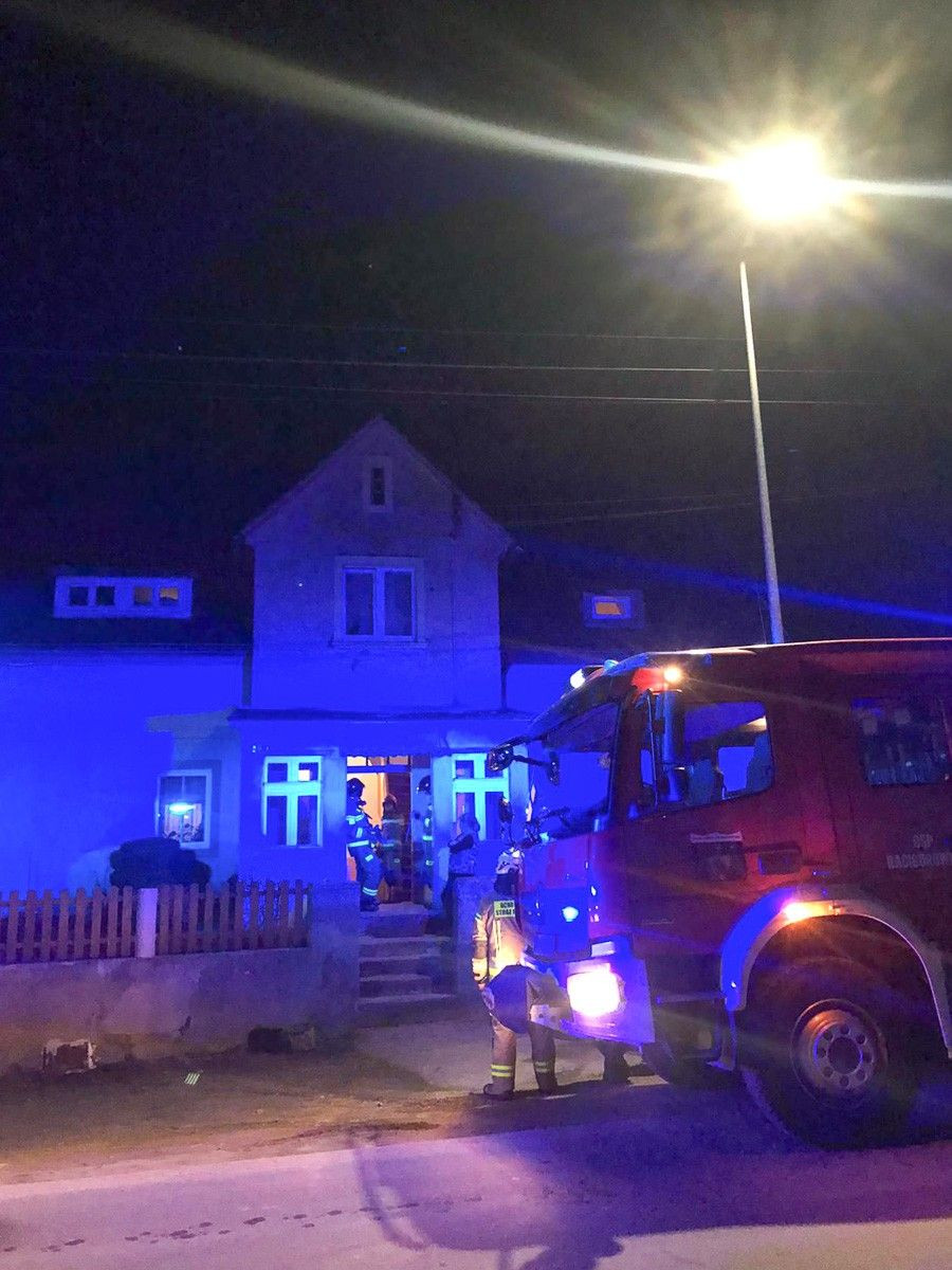 Akcja straży pożarnej w Raciborowicach