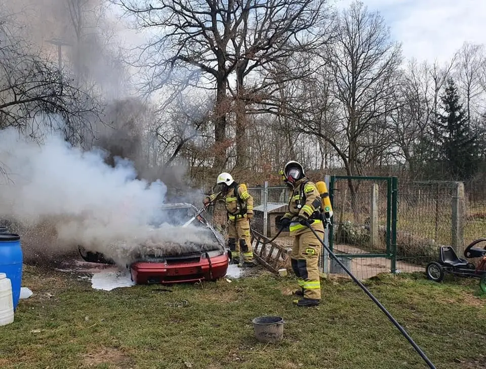 Akcja straży pożarnej w Golnicach