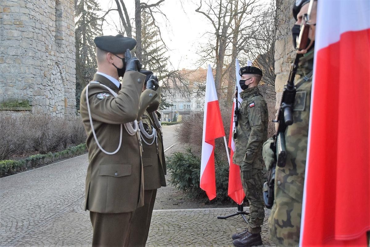 Żołnierze 23 Śląskiego Pułku Artylerii w Bolesławcu