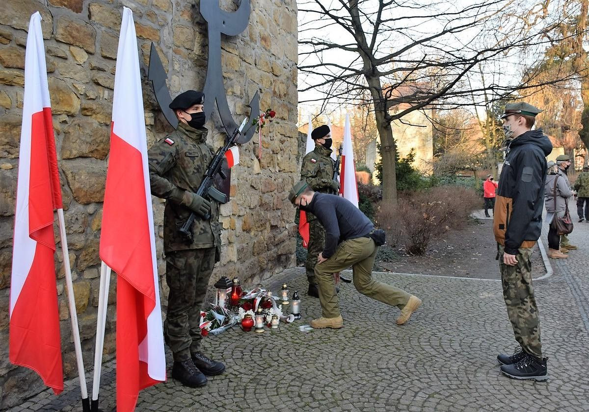 Żołnierze 23 Śląskiego Pułku Artylerii w Bolesławcu