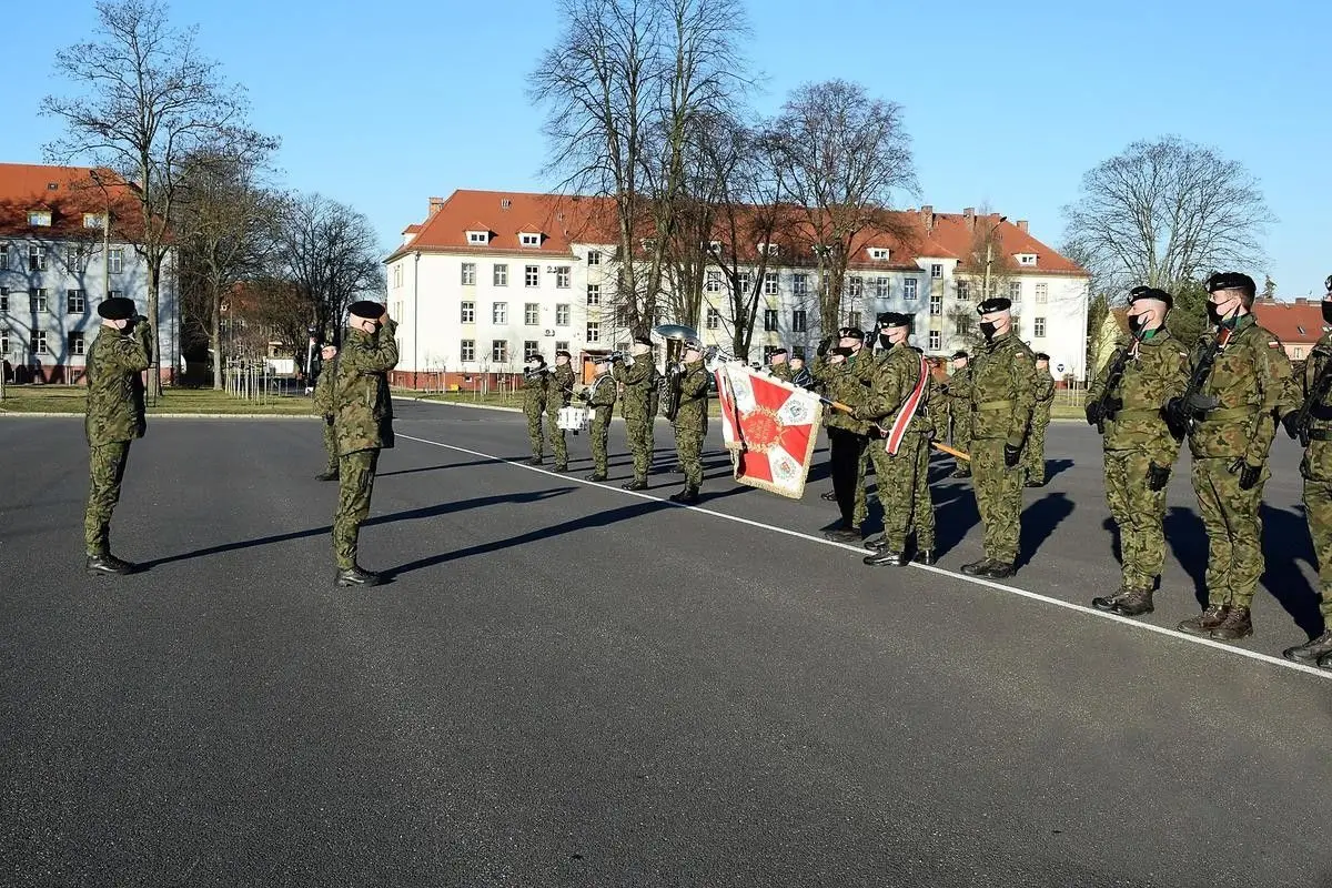 Przysięga elewów w 23 Śląskim Pułku Artylerii