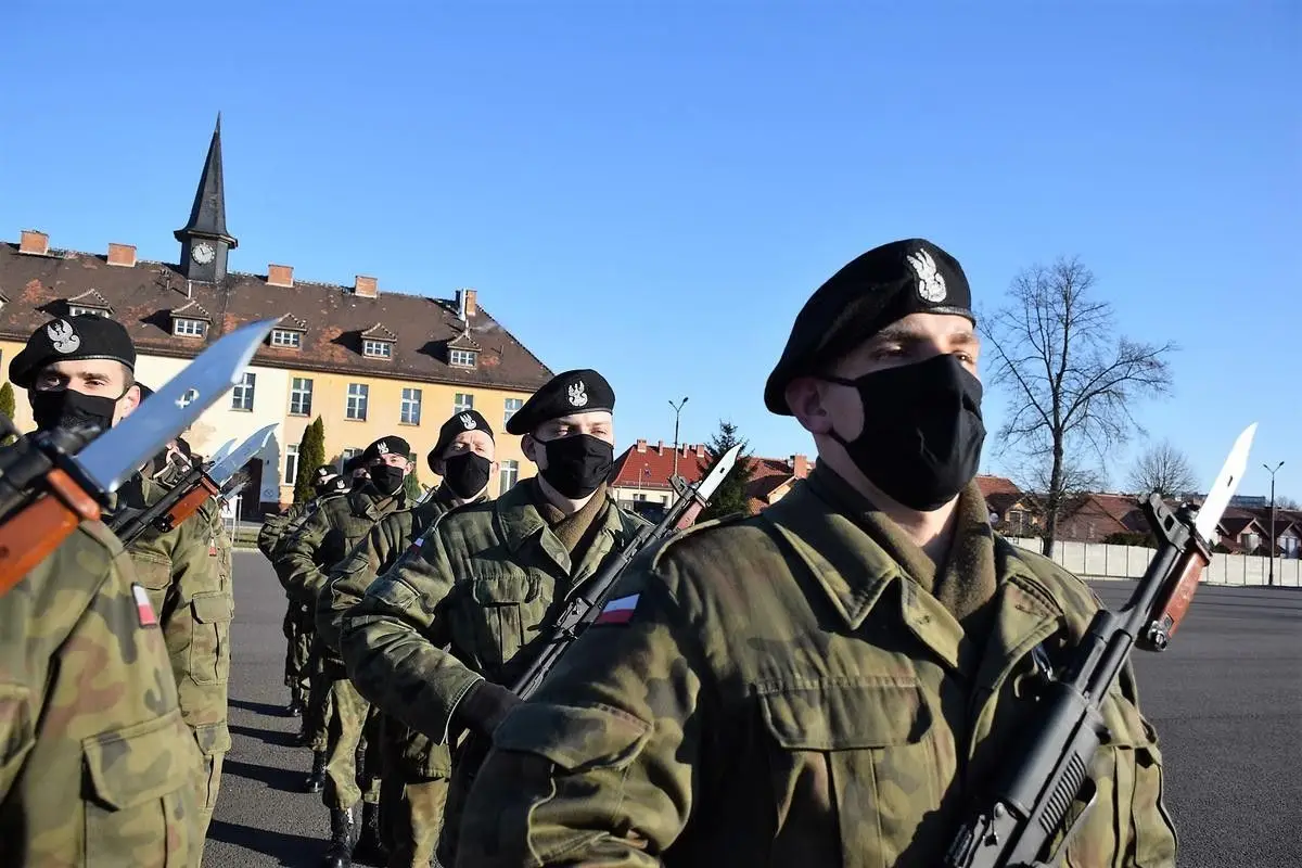 Przysięga elewów w 23 Śląskim Pułku Artylerii