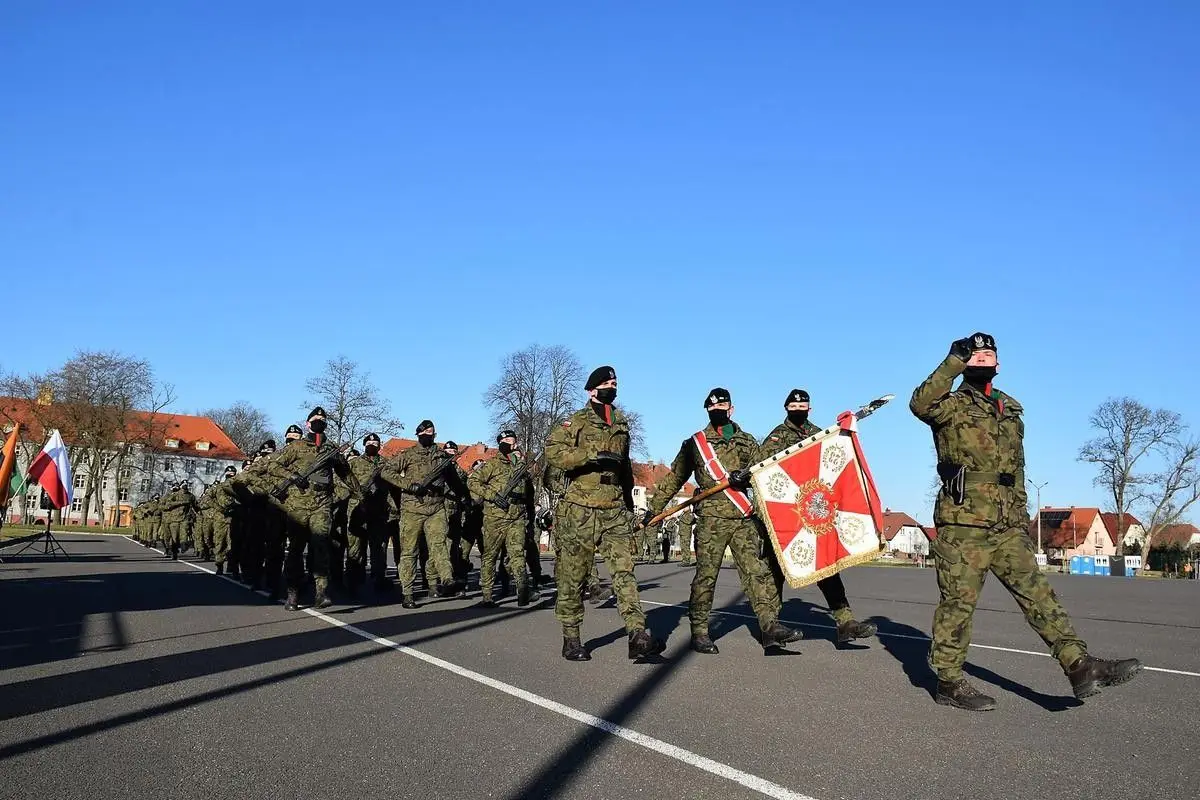 Przysięga elewów w 23 Śląskim Pułku Artylerii