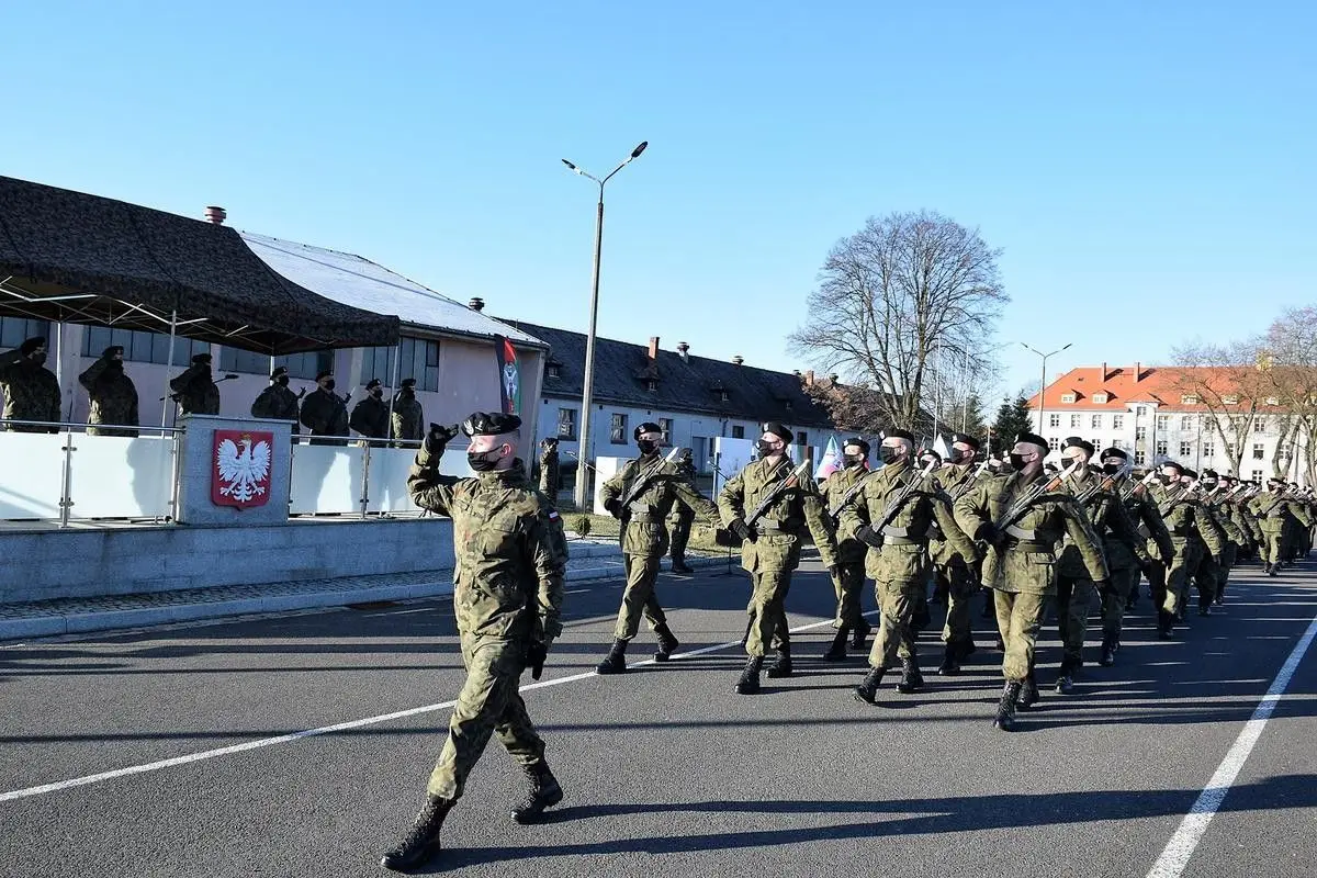 Przysięga elewów w 23 Śląskim Pułku Artylerii