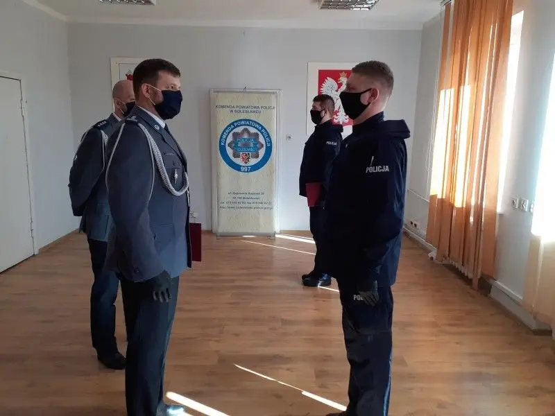 Ślubowanie policjantów