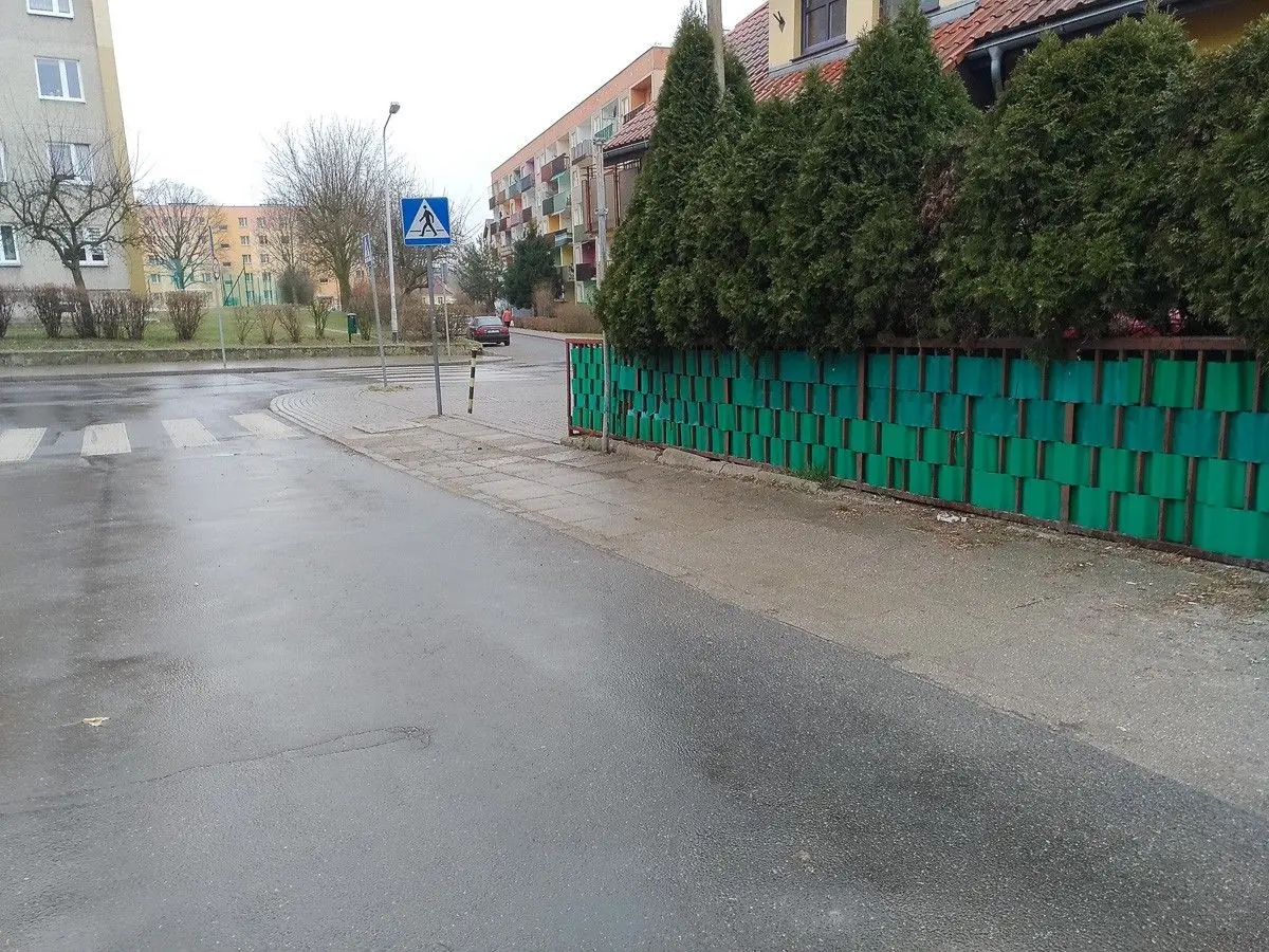 Kolizja przy ul. Starzyńskiego w Bolesławcu