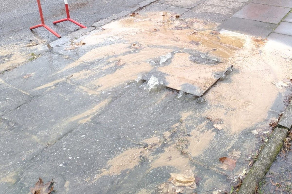 Awaria wodociągu przy Kosiby