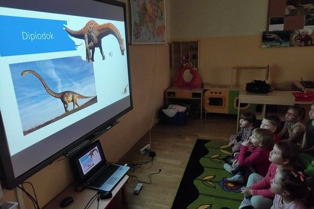 Mali paleontolodzy z miejskiego przedszkola nr 3