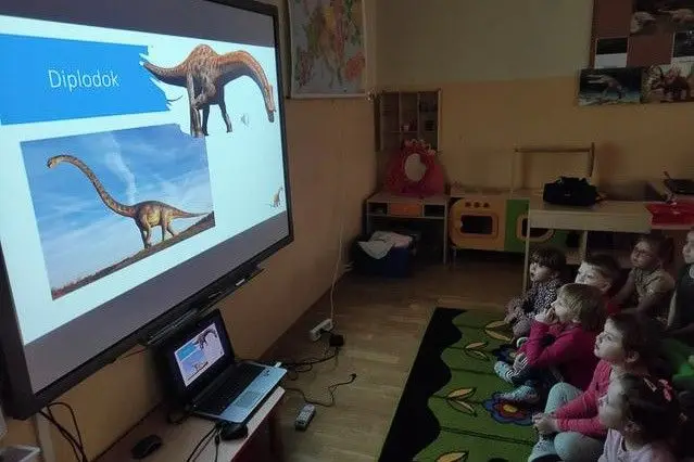 Mali paleontolodzy z miejskiego przedszkola nr 3