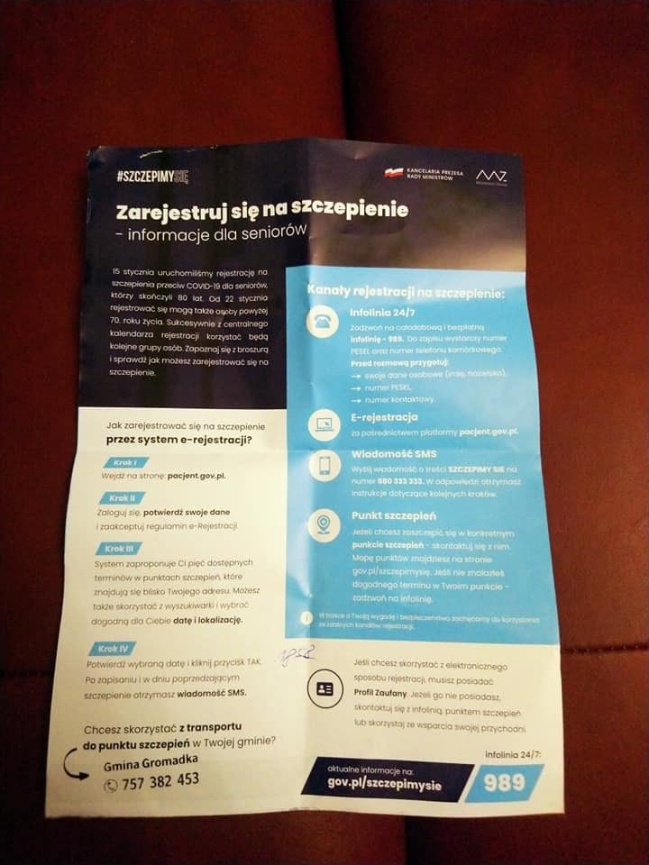 Akcja roznoszenia ulotek