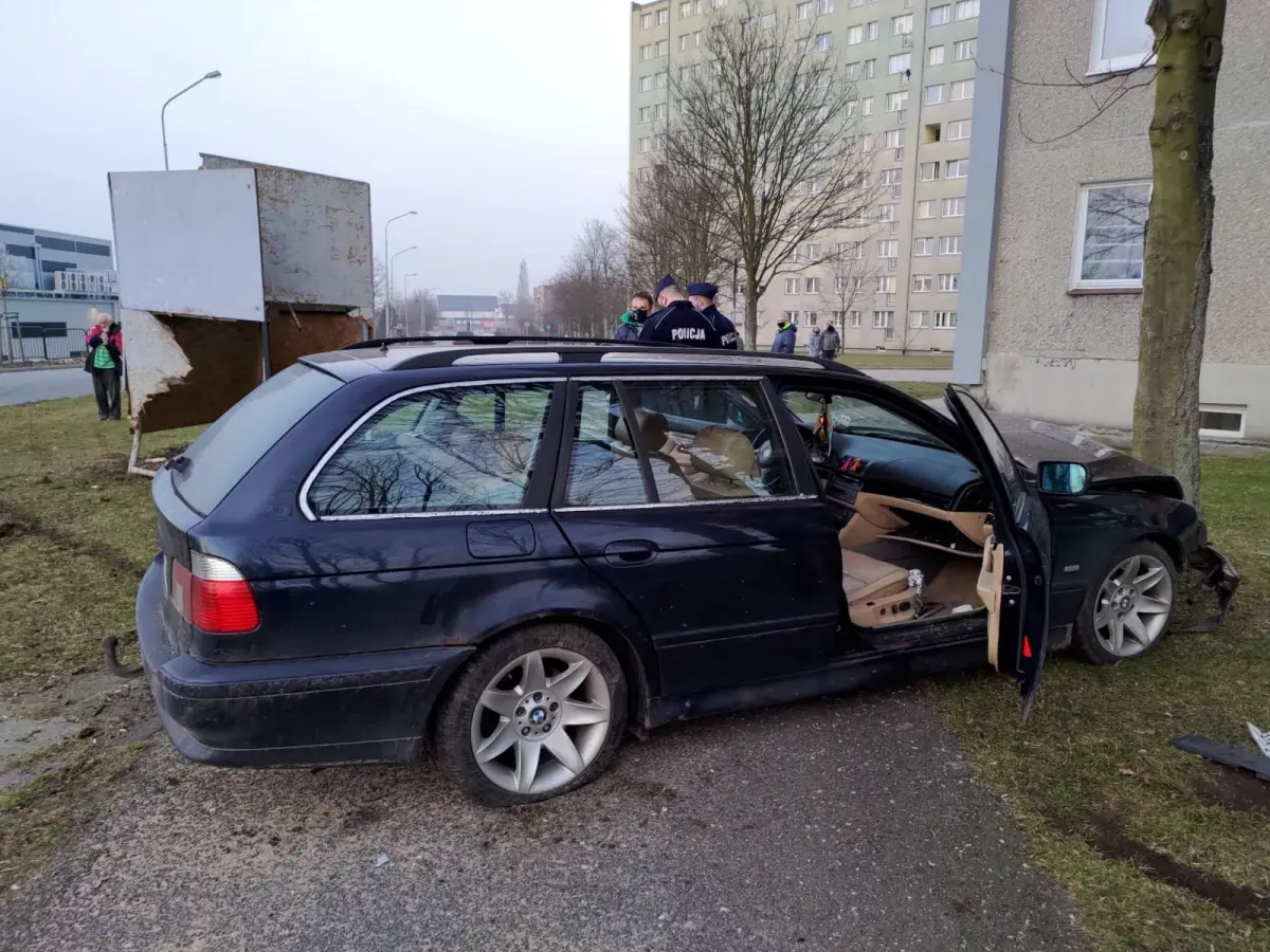 Collision on Staroszkolna Street