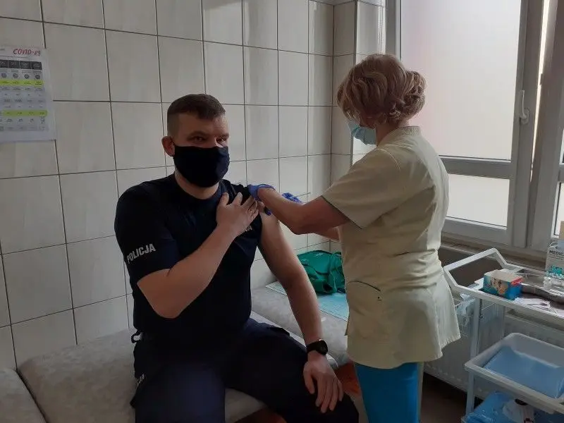 Akcja szczepienia służb mundurowych