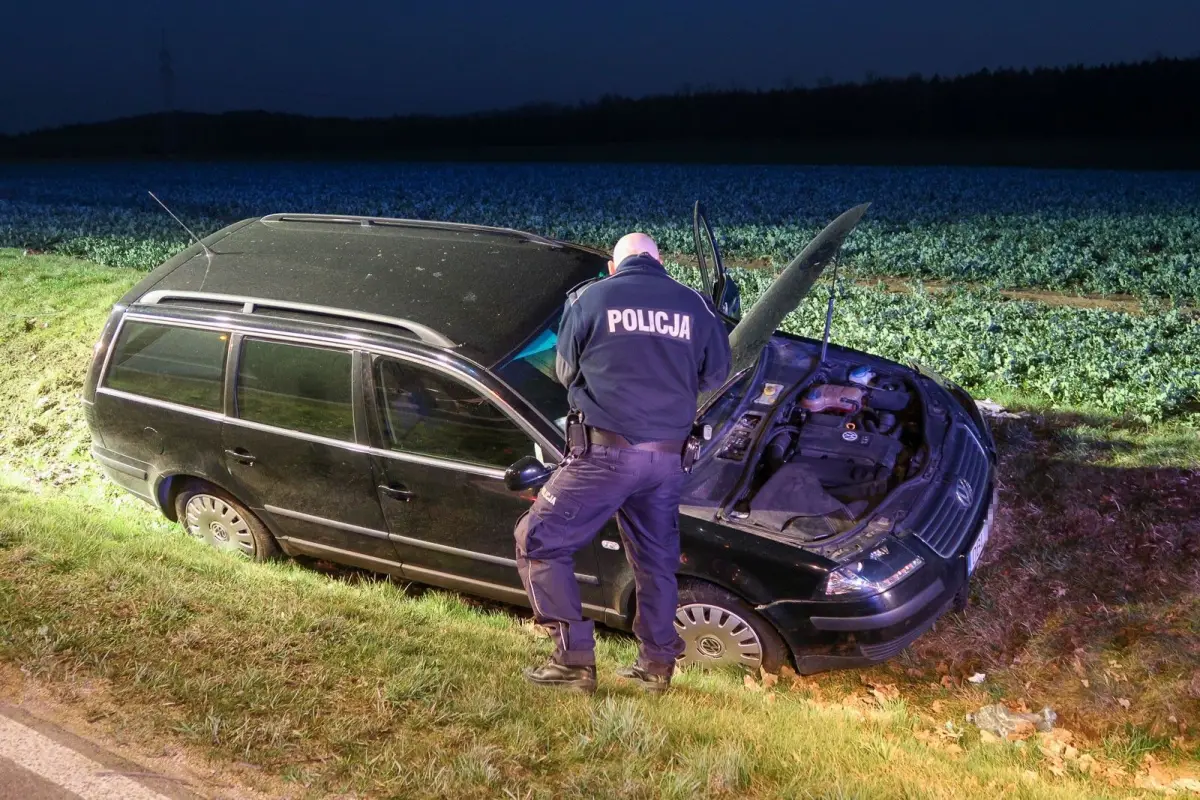 Wypadek między Łaziskami a Wartą Bolesławiecką