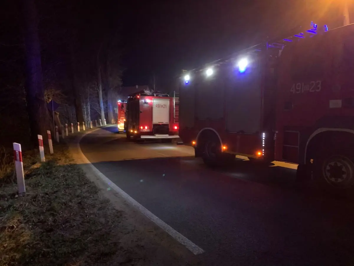 Wypadek w powiecie lwóweckim