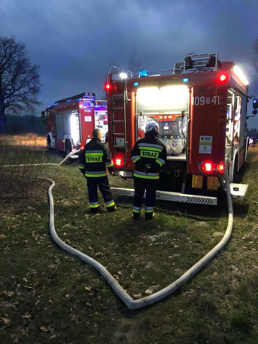 Akcja straży pożarnej w Kraśniku