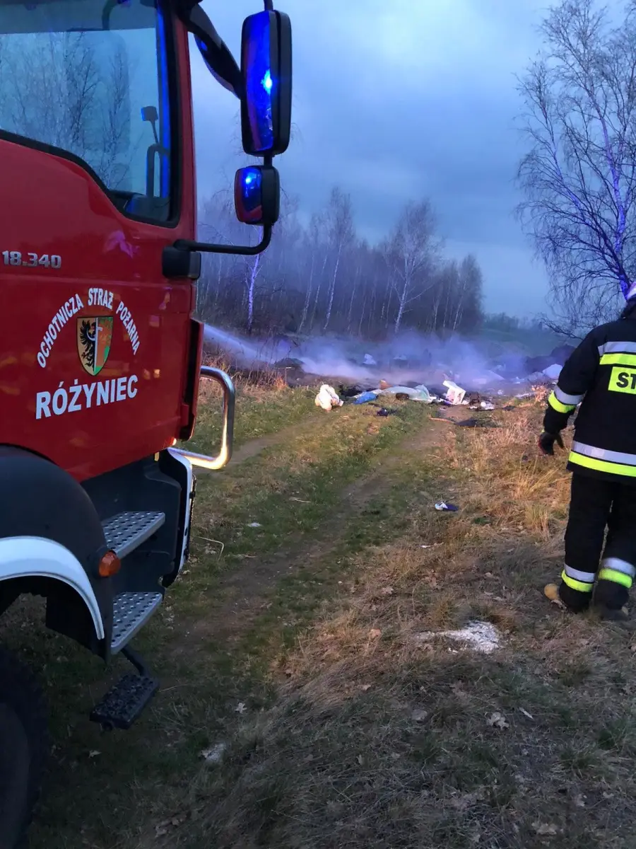 Akcja straży pożarnej w Kraśniku