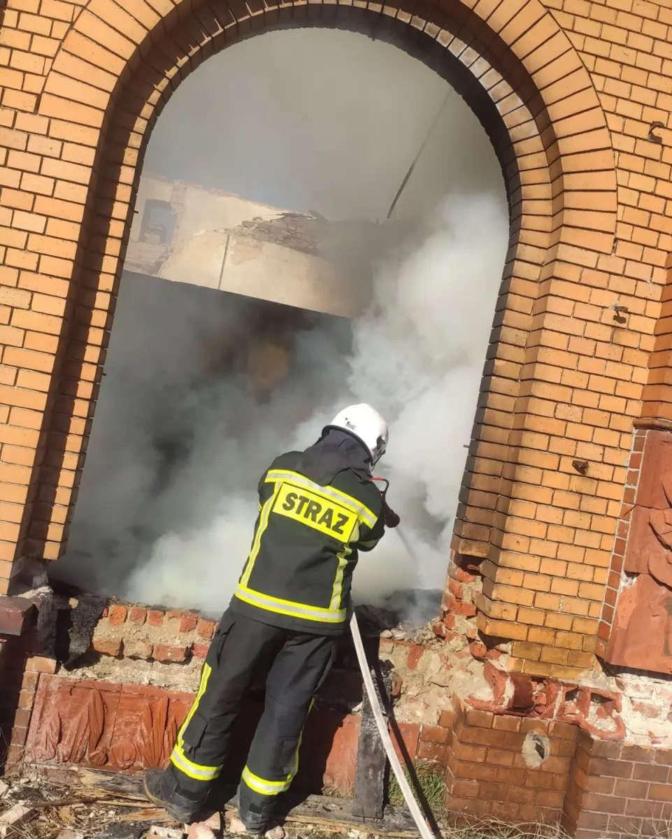 Akcja straży pożarnej w Nowogrodźcu