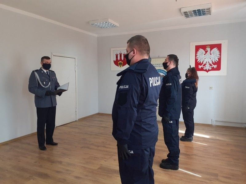 Ślubowanie policjantów