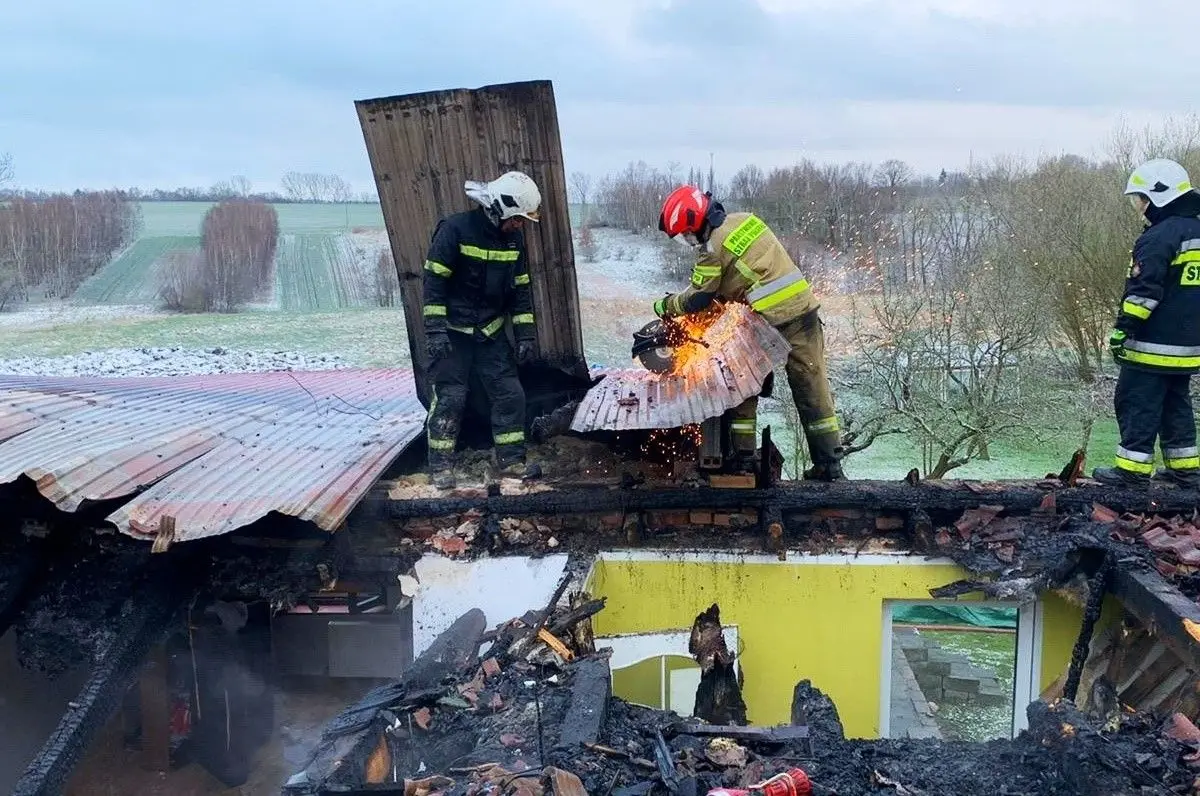 Pożar w Nowych Jaroszowicach