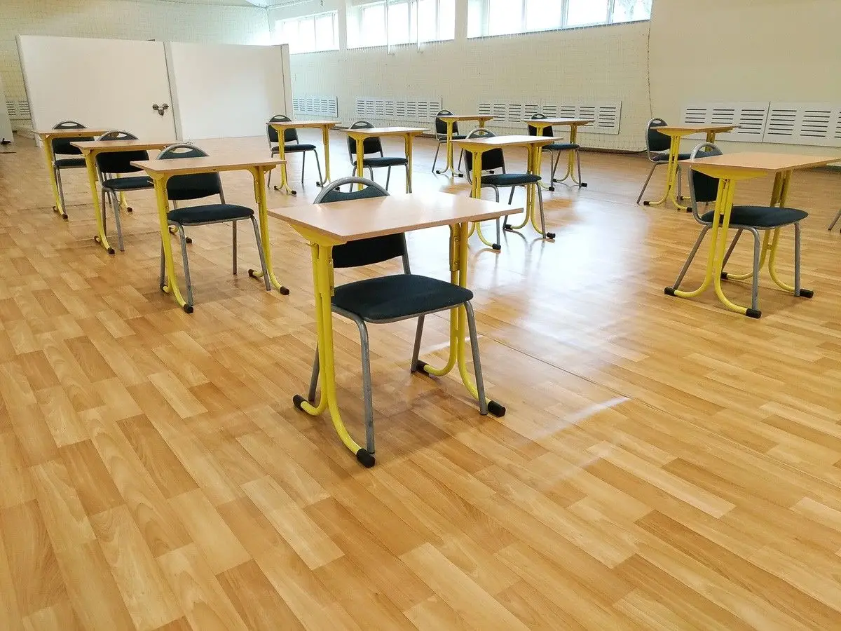 Punkt szczepień w I LO w Bolesławcu