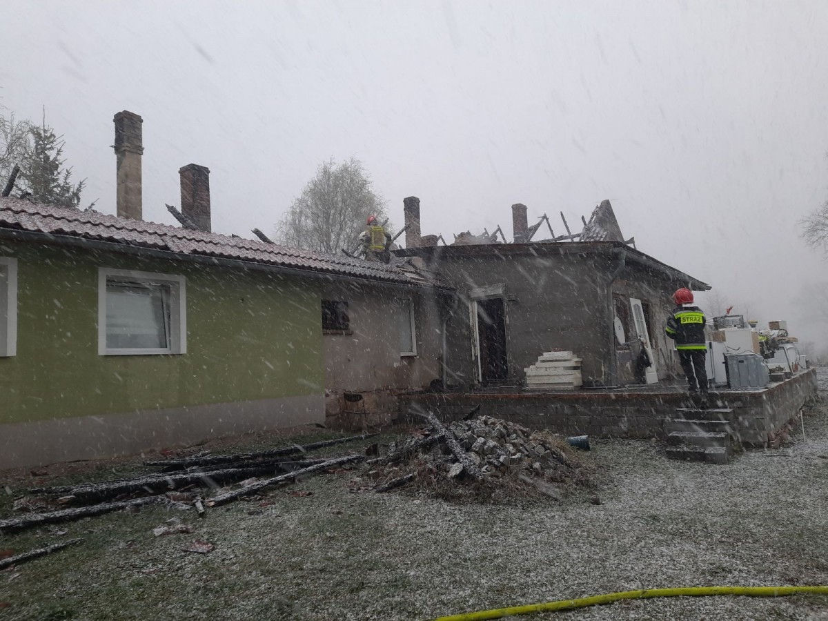 Pożar w Nowych Jaroszowicach