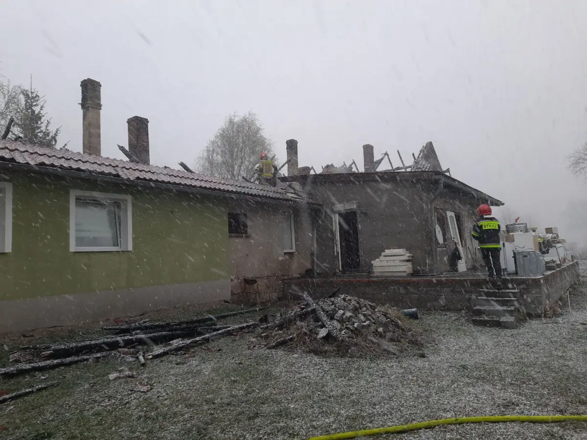 Pożar w Nowych Jaroszowicach