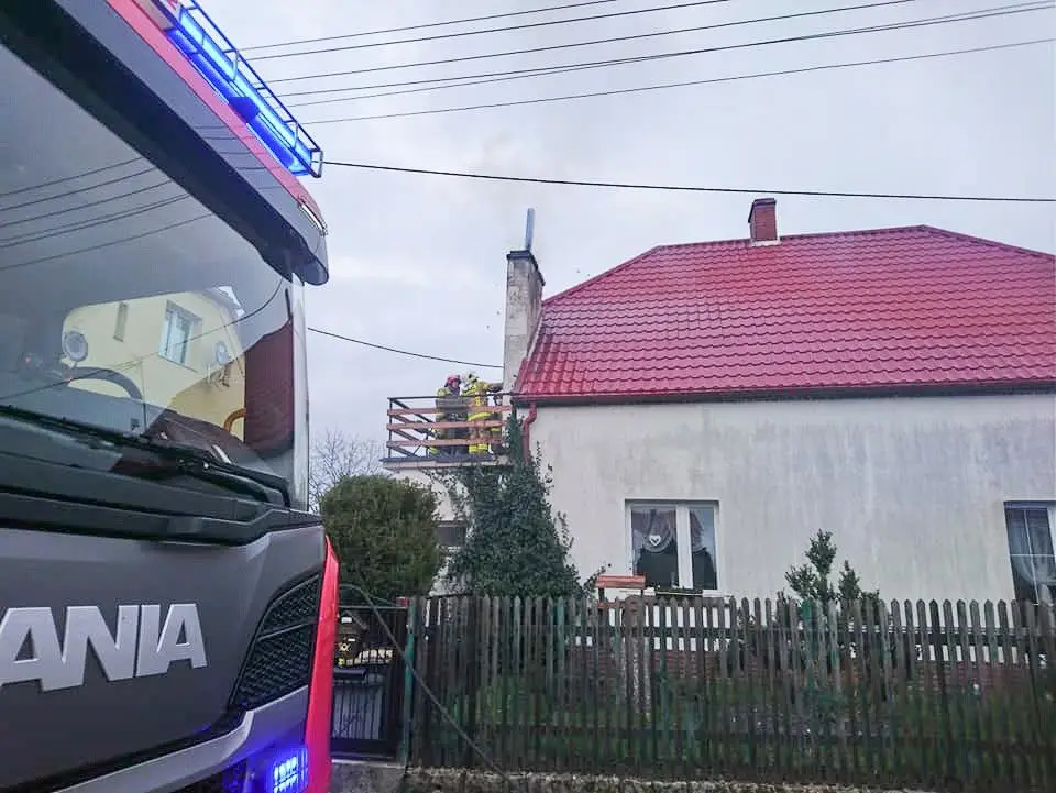 Pożar w Gromadce