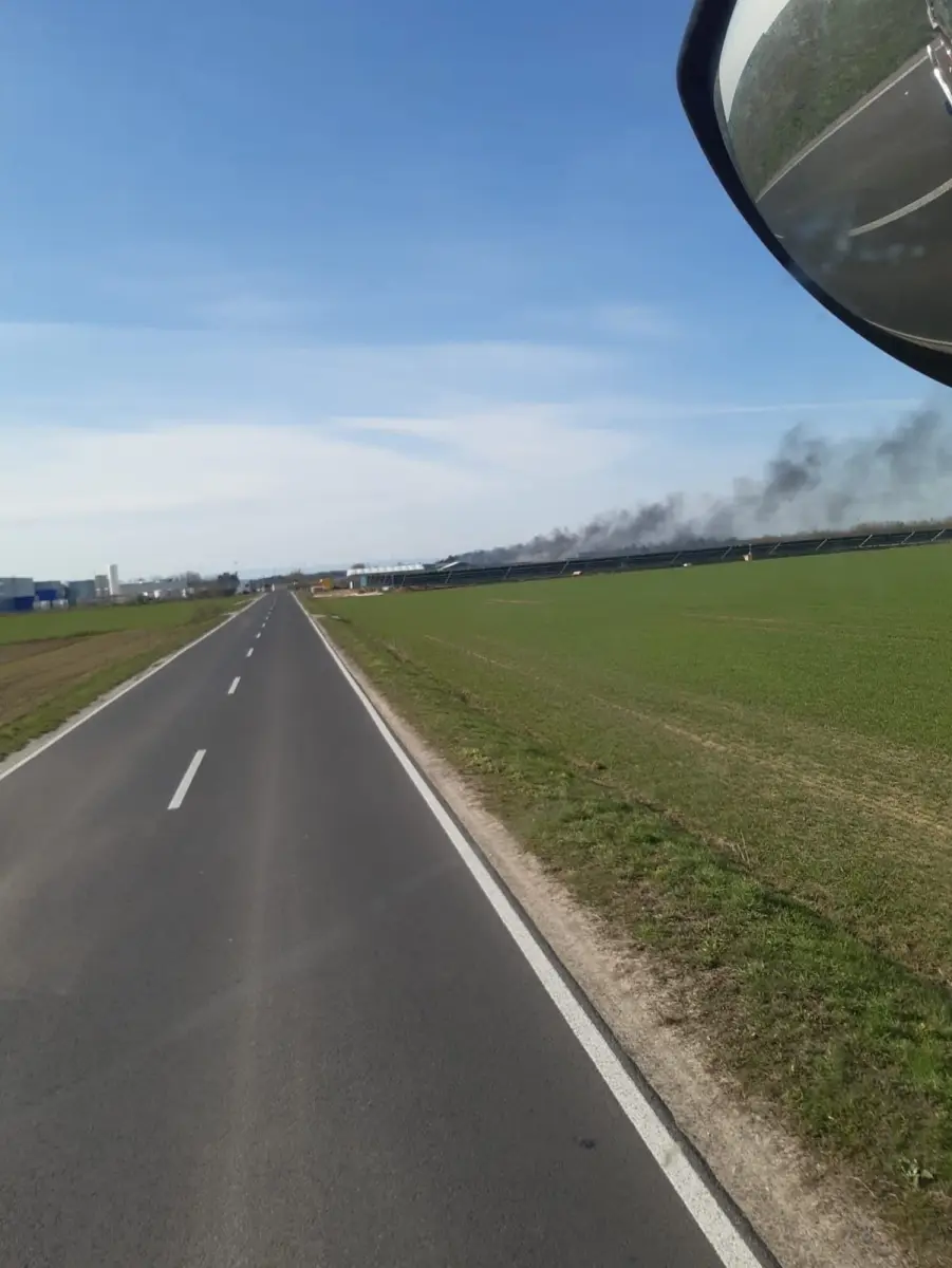 Akcja straży pożarnej w Osłej