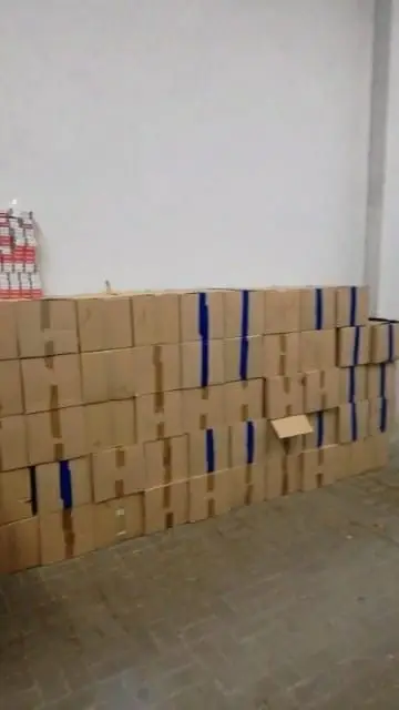 Papierosy przechwycone przez KAS