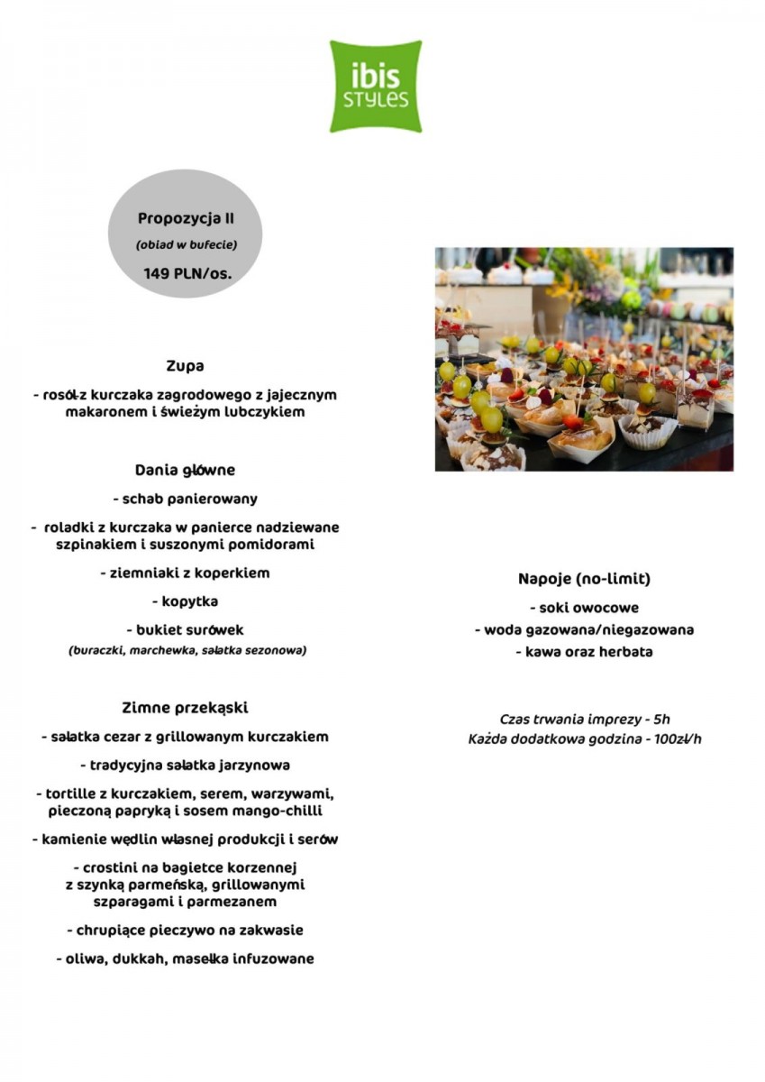 Oferty Komunijne Hotelu Ibis Styles