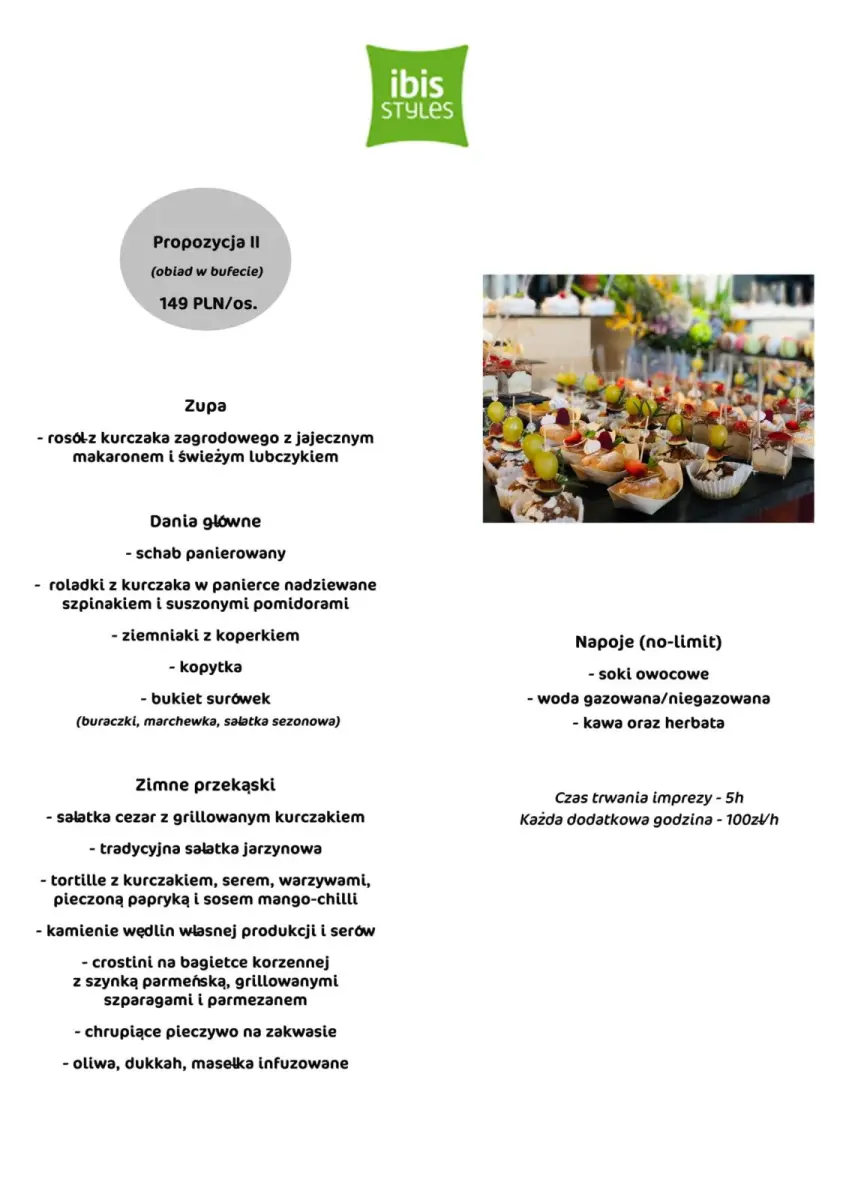 Oferty Komunijne Hotelu Ibis Styles