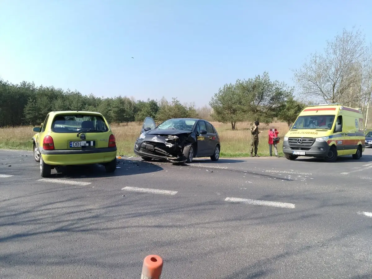 Зіткнення Opel із Citroën біля Mrówki