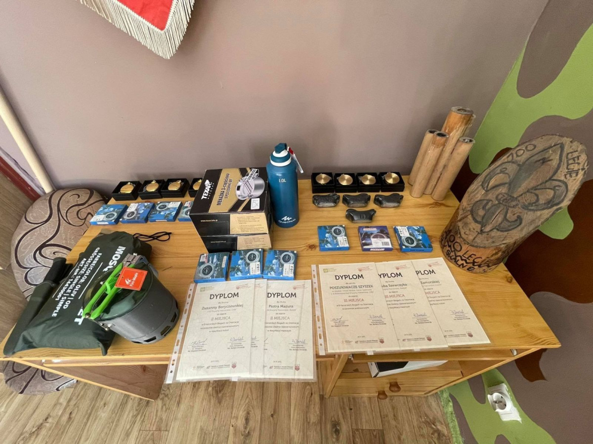 Harcerze biegali na orientację, znamy zwycięzców rywalizacji