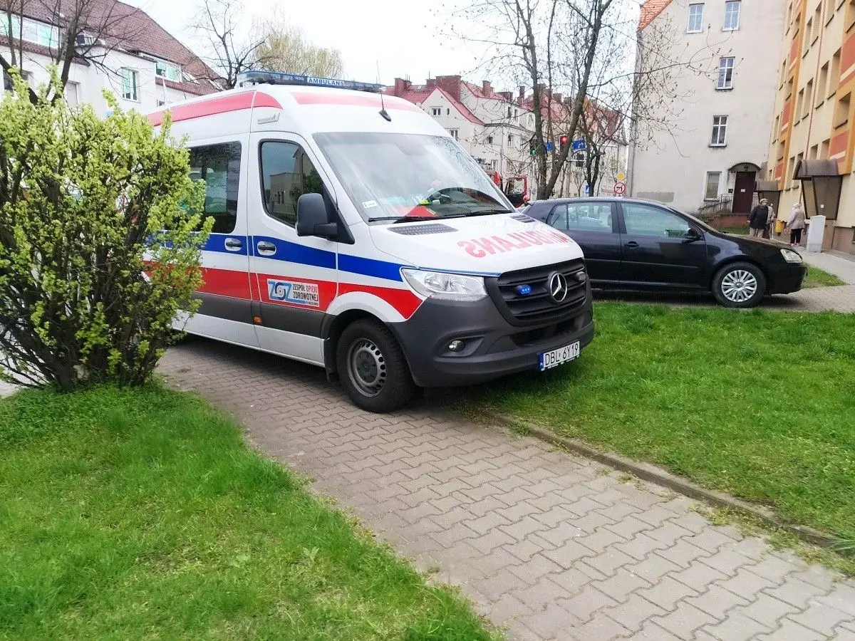 Zderzenie dwóch aut przy Chrobrego