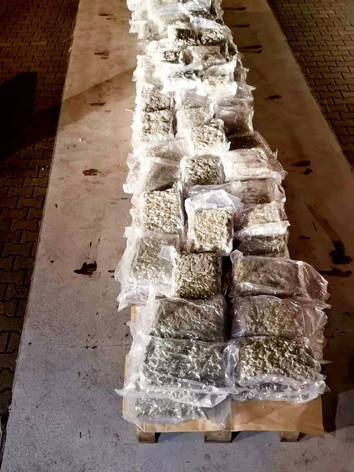 Marihuana przechwycona przez służby