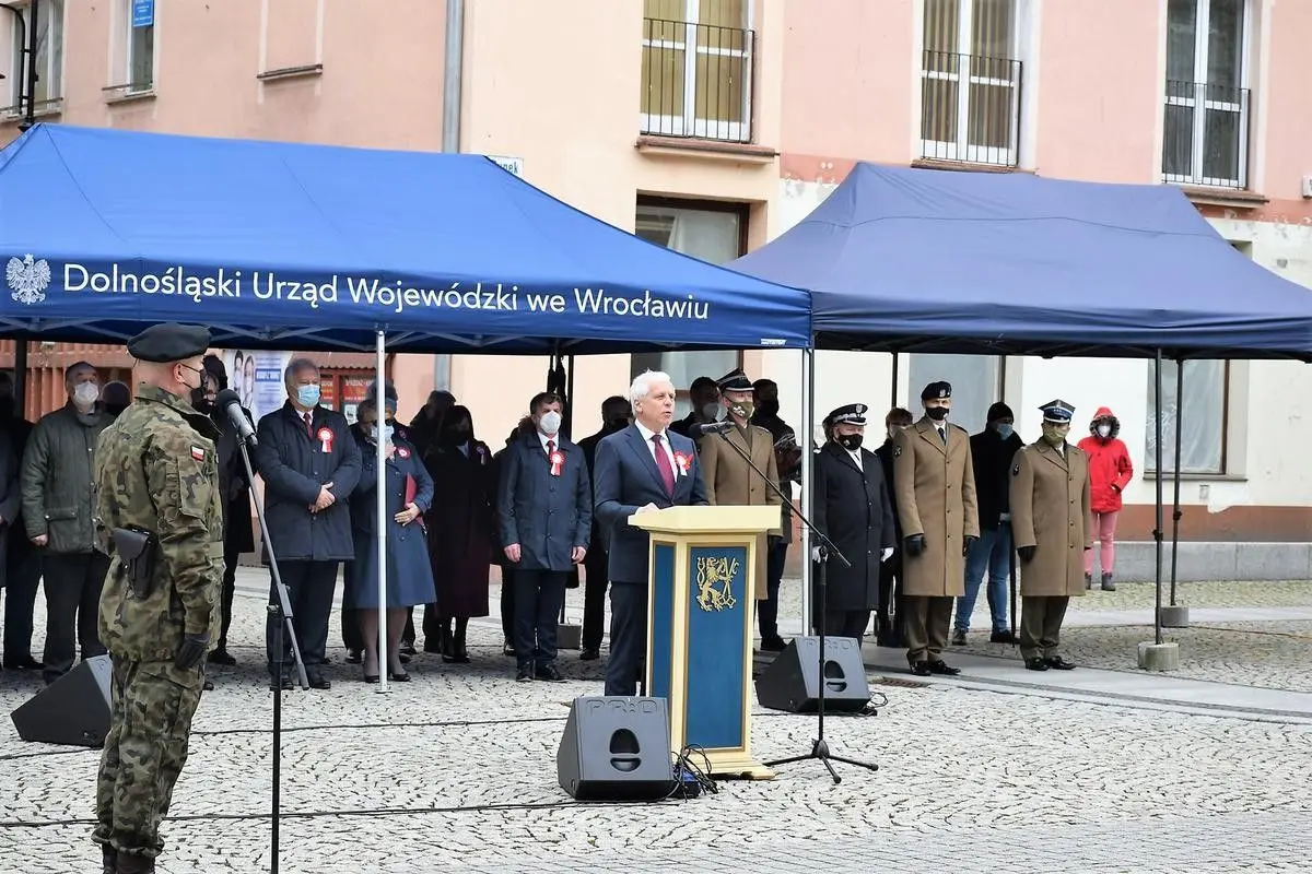 Uroczystości majowe z udziałem bolesławieckich artylerzystów
