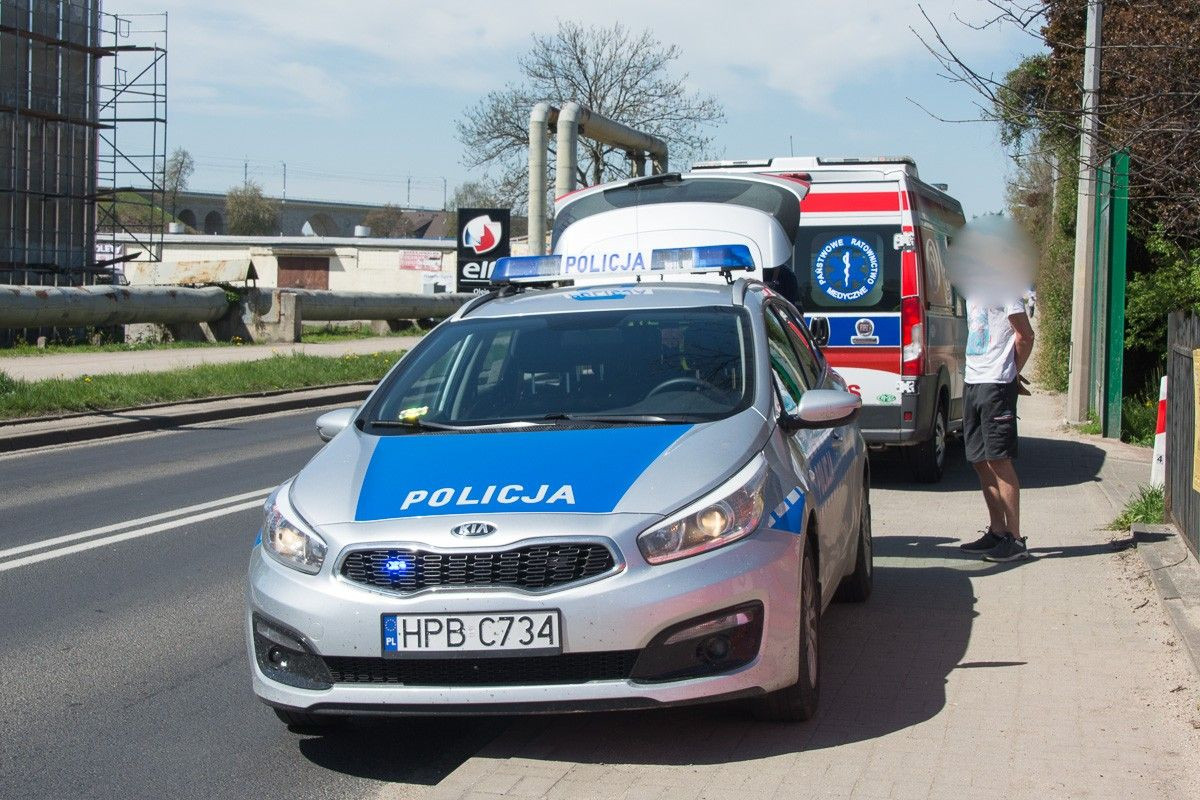 Zdarzenie przy ul. Wróblewskiego w Bolesławcu