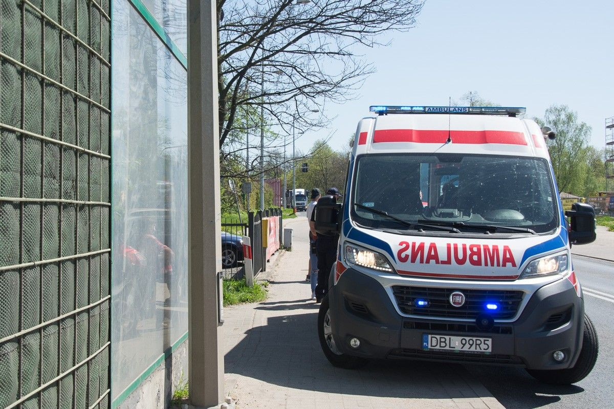 Zdarzenie przy ul. Wróblewskiego w Bolesławcu