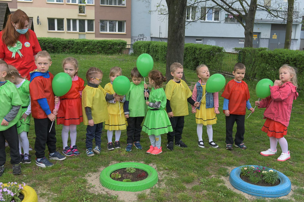 Pociąg optymistów w Miejskim Przedszkolu Publicznym nr 5