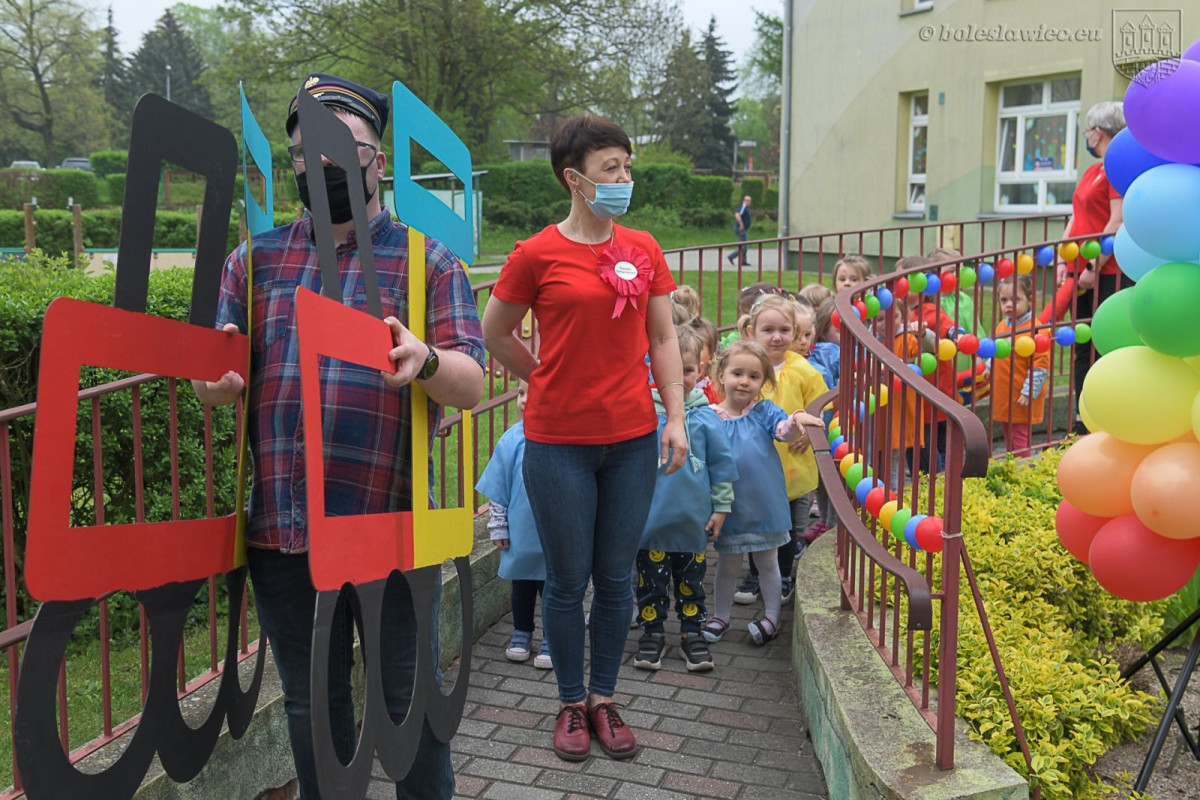 Pociąg optymistów w Miejskim Przedszkolu Publicznym nr 5