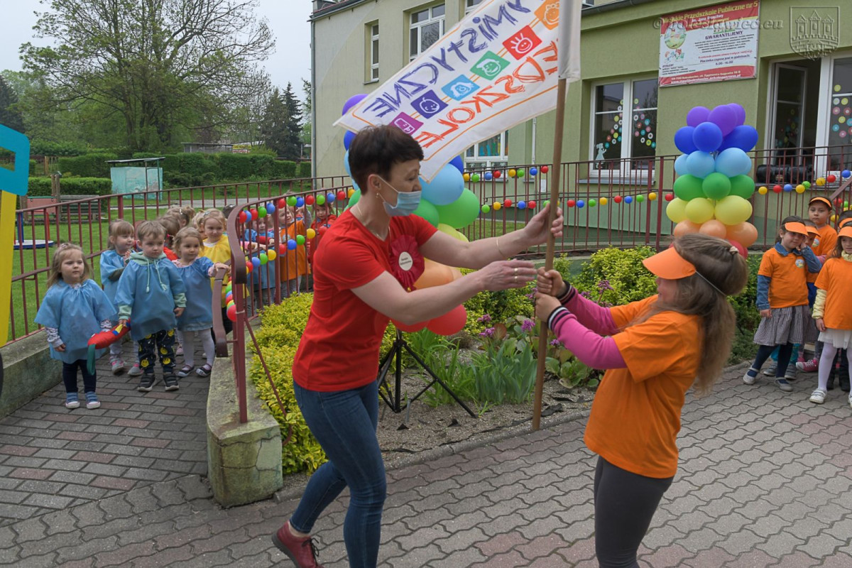 Pociąg optymistów w Miejskim Przedszkolu Publicznym nr 5